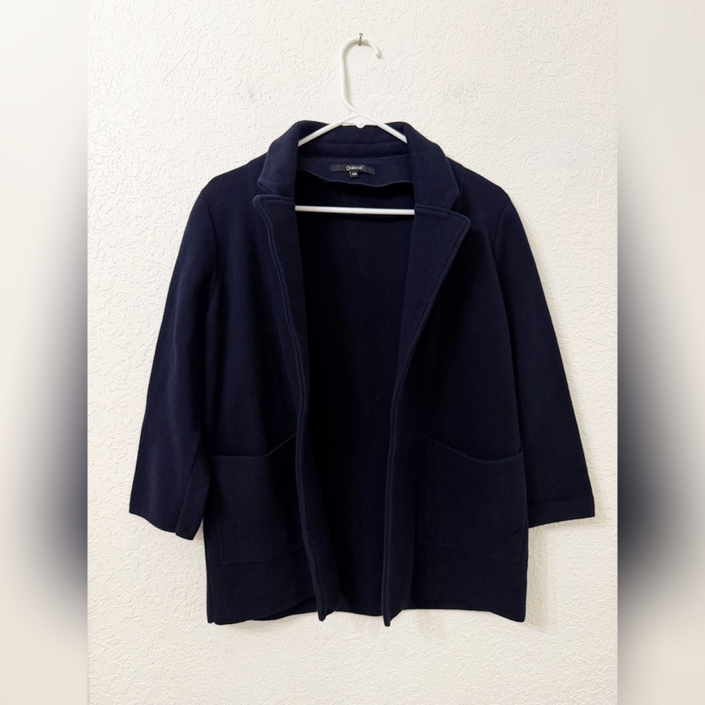 Quince 100% Organic Cotton Knit Blazer - XS